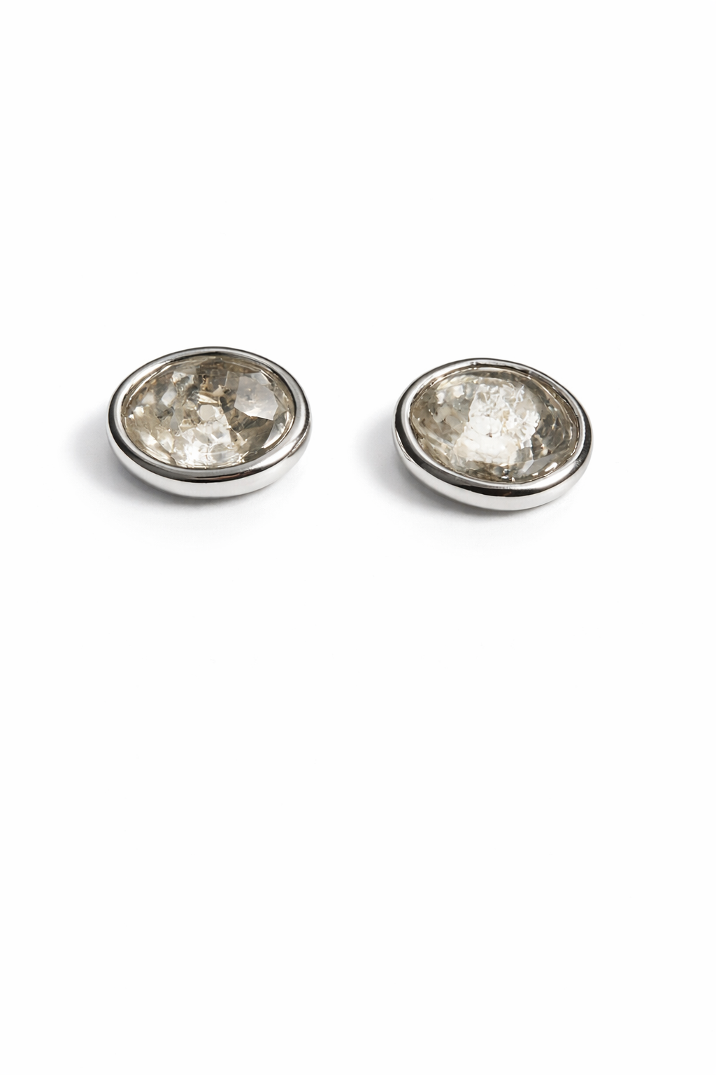 Ohrstecker Chic klein, Prasiolith, 925/- Sterlingsilber