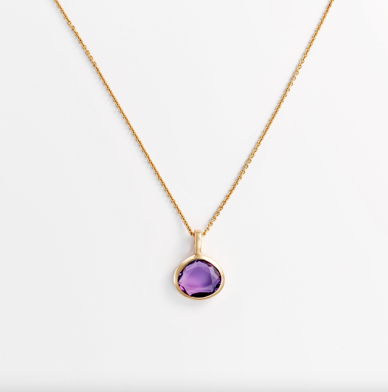Anhänger Sio Due, Amethyst, 750/- Roségold