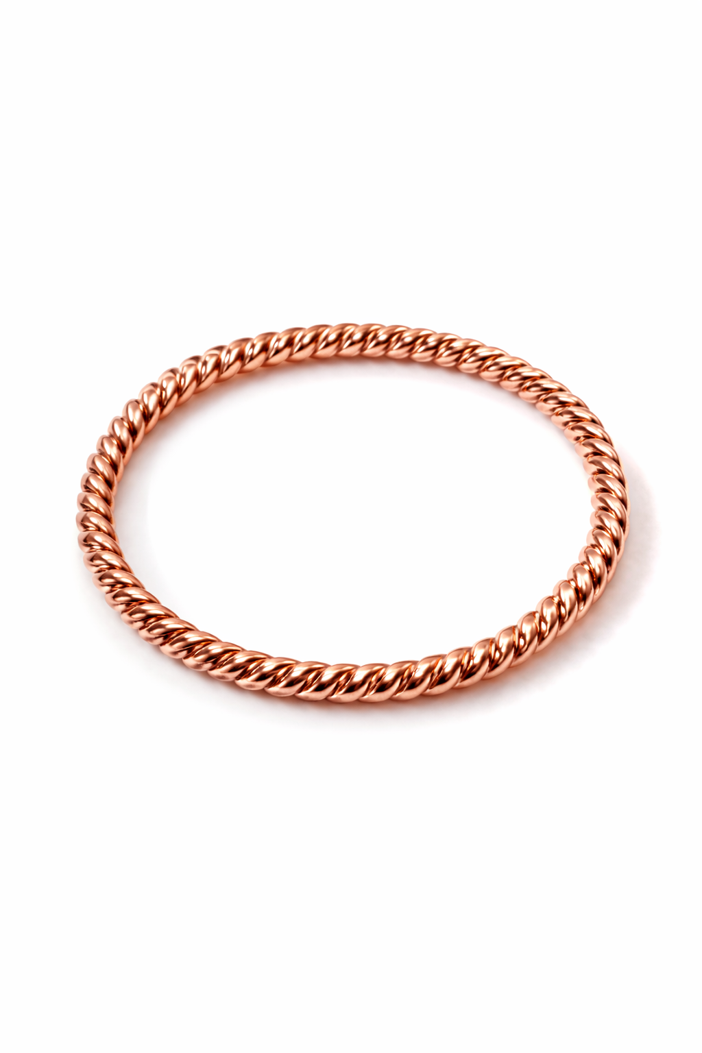 Armreif Kordel, kräftig, 750/- Roségold