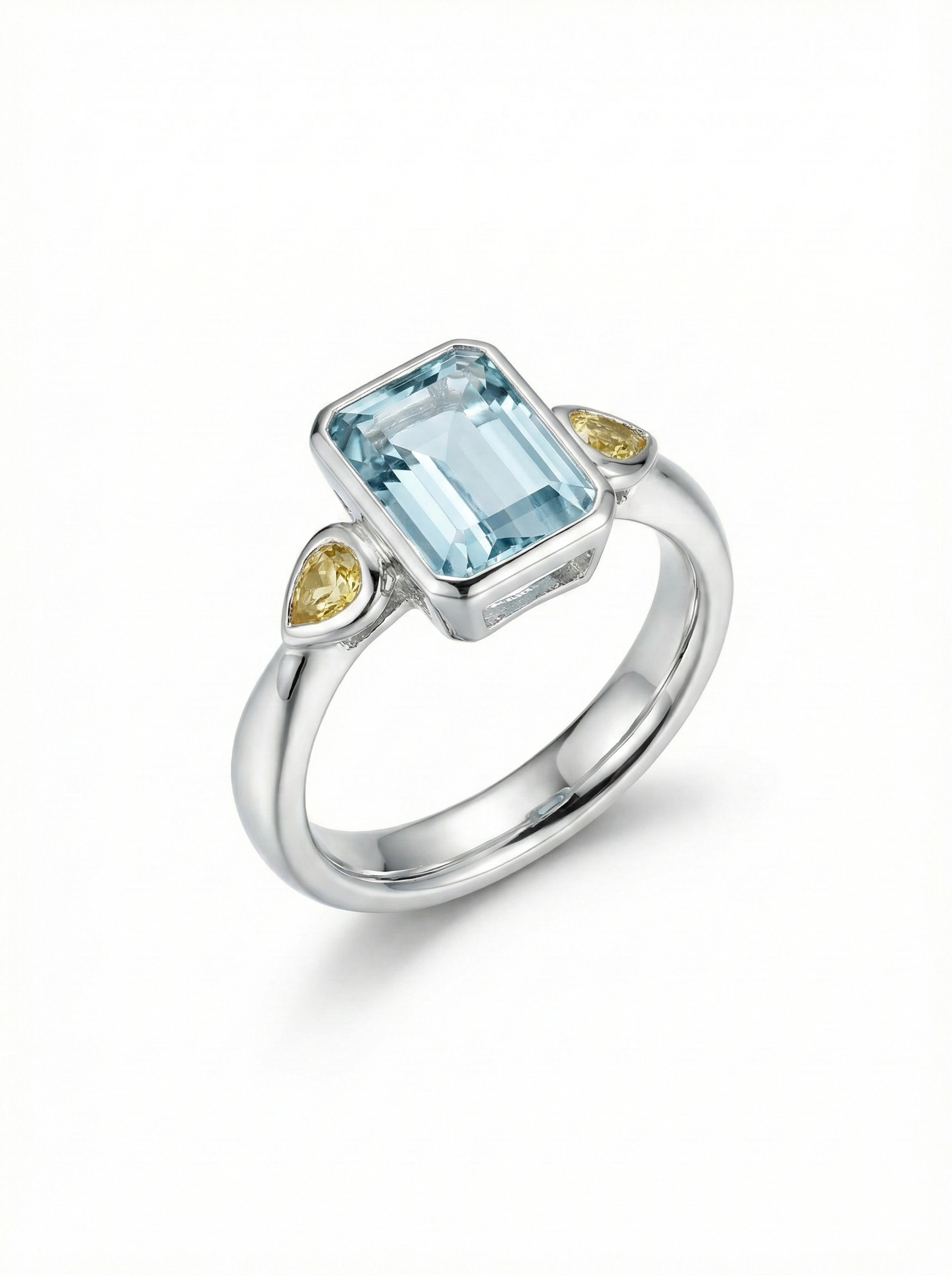 Ring Sanssouci, Fancy Diamonds, 925 Sterlingsilber