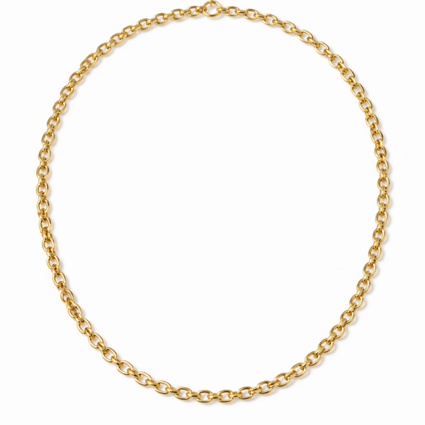 Collier Cap Ferrat, 50 cm, Karabiner, 750/-Gelbgold