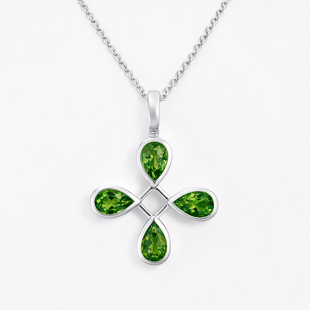 67A9C18C-BEAE-49FE-B662-5342907713C3 Anhänger SioDue Blume, Peridot facettiert, 925/ Silber