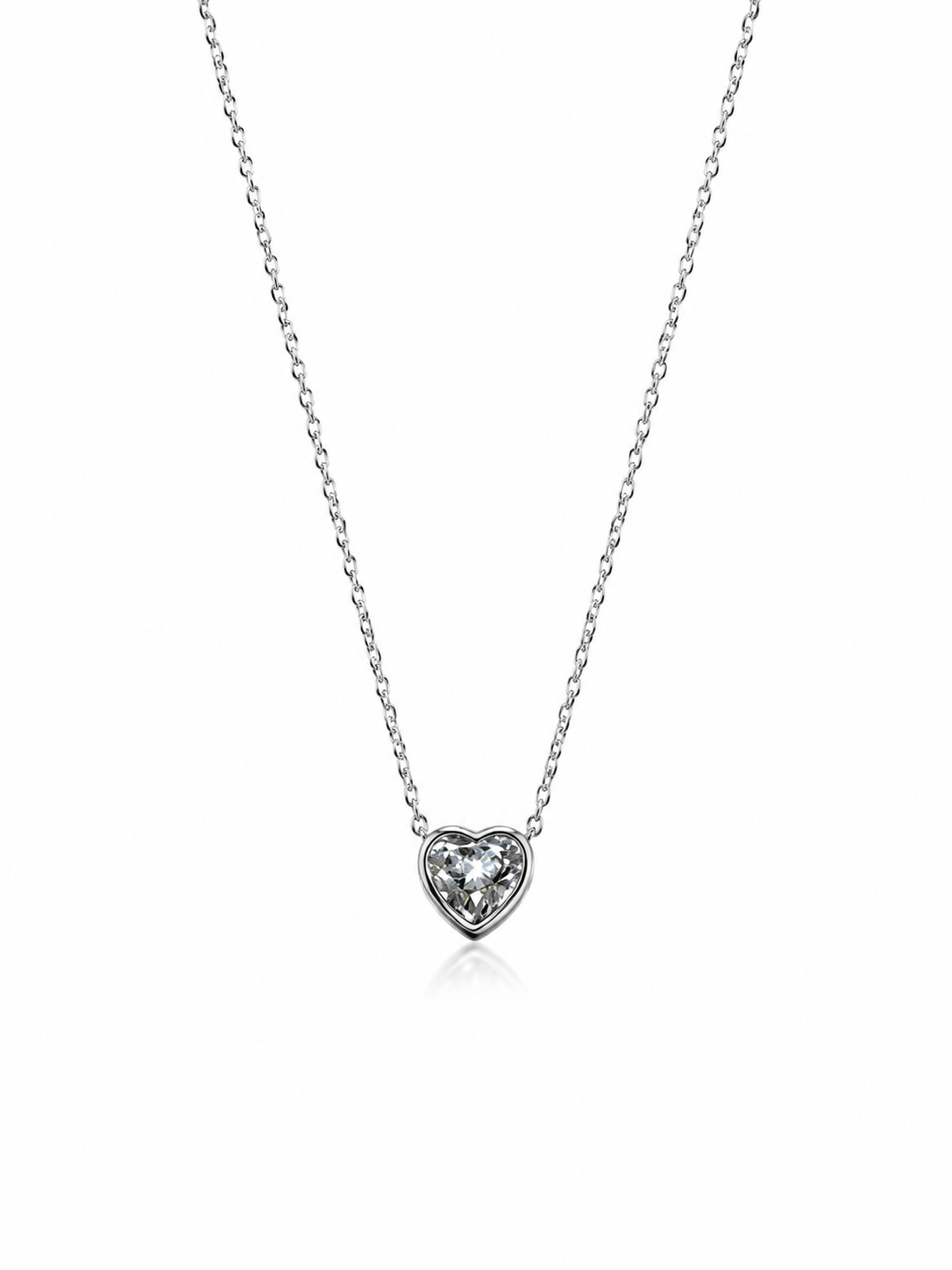 Collier Diamond Heart, 0,61 ct, Herzschliff, 750/- Weißgold”